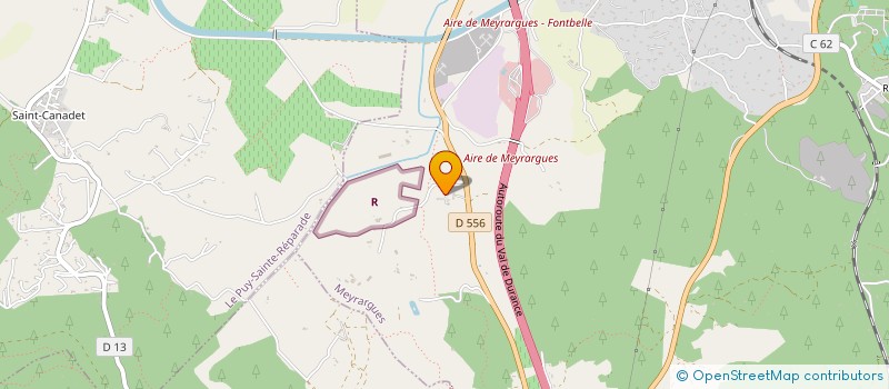 localisation de l'entreprise SCI MARVENIE  MEYRARGUES