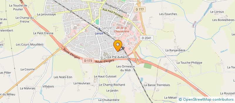 localisation de l'entreprise SCI MARVI  JANZE