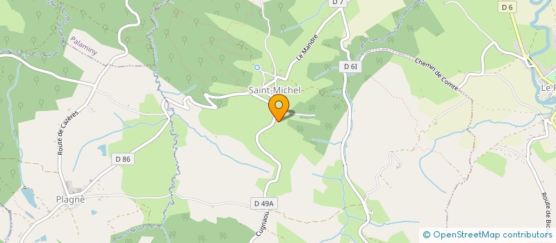 localisation de l'entreprise SCI MARVI'N  FRONTON