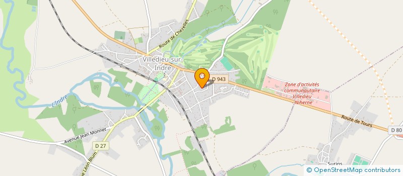 localisation de l'entreprise SCI MARVIC à VILLEDIEU-SUR-INDRE