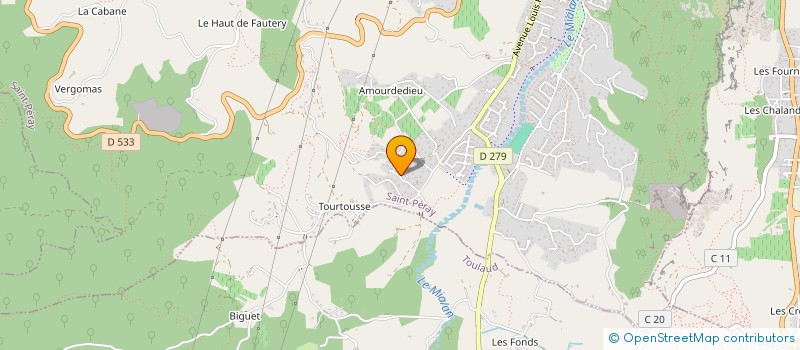 localisation de l'entreprise SCI MARVIC à SAINT-PERAY