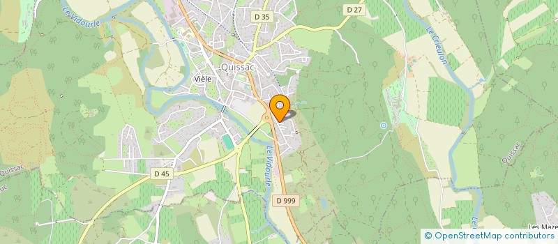 localisation de l'entreprise SCI MARVIC  QUISSAC