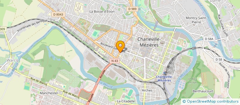 localisation de l'entreprise SCI MARVIC  CHARLEVILLE-MEZIERES