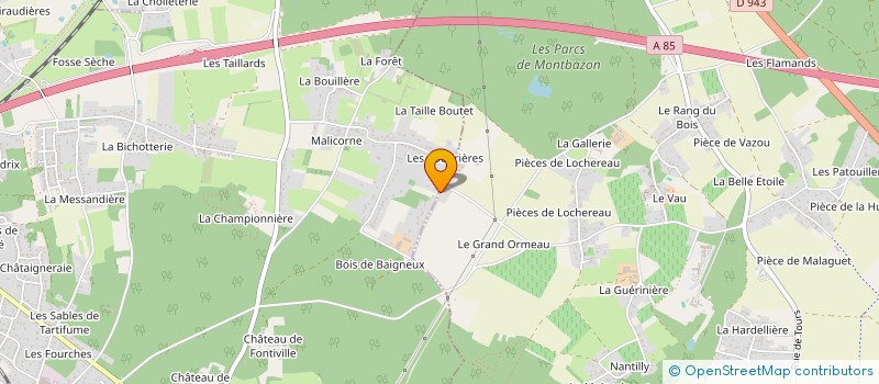 localisation de l'entreprise SCI MARVIE à VEIGNE