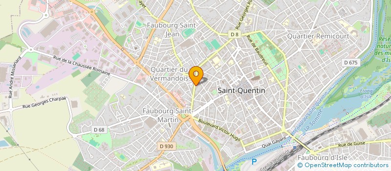 localisation de l'entreprise SCI MARVIL à SAINT-QUENTIN