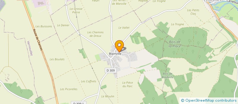 localisation de l'entreprise SCI MARVILLE MOUTIERS BRULE à MARVILLE-MOUTIERS-BRULE