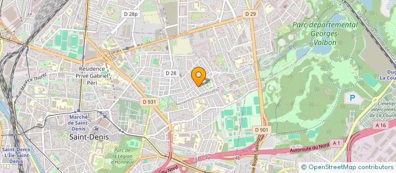 localisation de l'entreprise SCI MARVIN à SAINT-DENIS