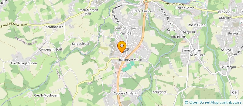 localisation de l'entreprise SCI MARVIN  SAINT-QUAY-PERROS