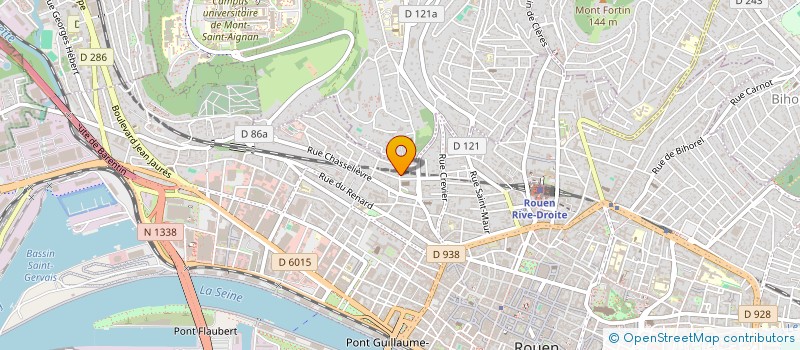 localisation de l'entreprise SCI MARVIN à ROUEN