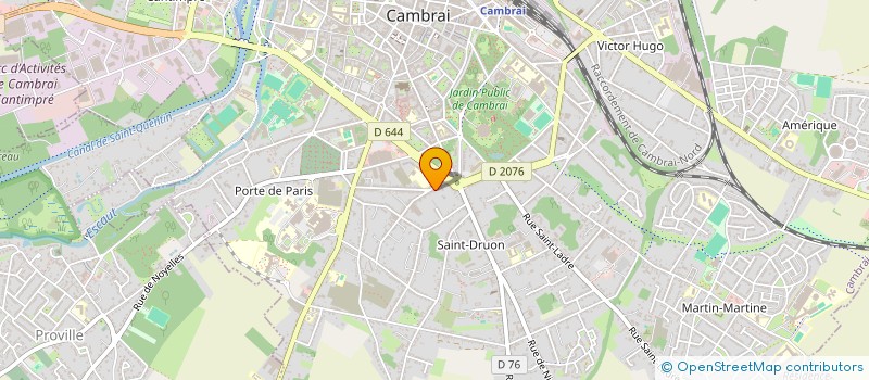 localisation de l'entreprise SCI MARVIN à CAMBRAI