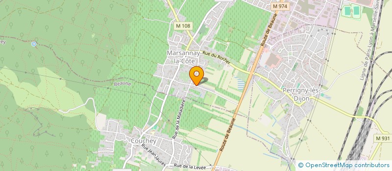 localisation de l'entreprise SCI MARVINANT à MARSANNAY-LA-COTE