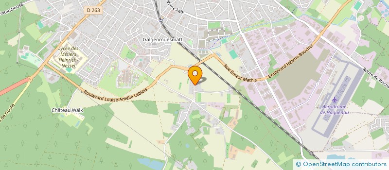 localisation de l'entreprise SCI MARVINS  HAGUENAU