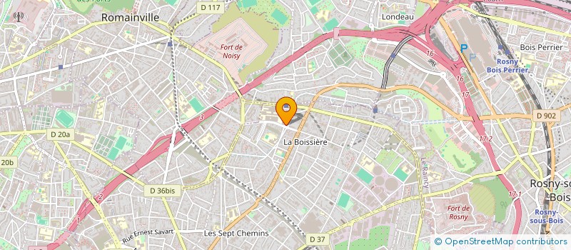 localisation de l'entreprise SCI MARVYN à MONTREUIL