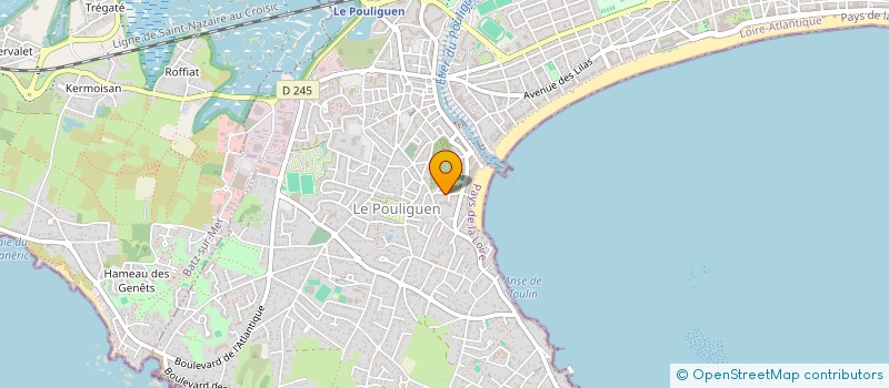 localisation de l'entreprise SCI MARWA  LE POULIGUEN