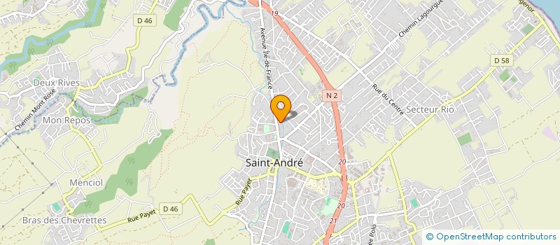 localisation de l'entreprise SCI MARWAN à SAINT-ANDRE