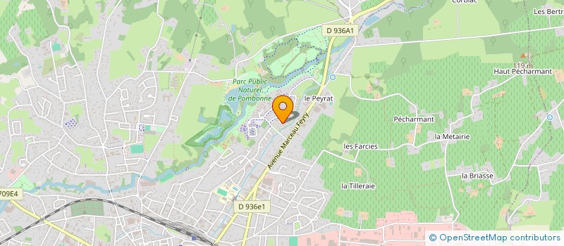 localisation de l'entreprise SCI MARWEN à BERGERAC