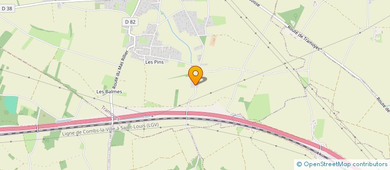 localisation de l'entreprise SCI MARWIN  TRAMOYES