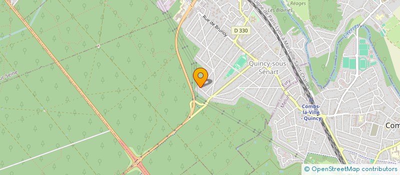 localisation de l'entreprise SCI MARX DORMOY  QUINCY-SOUS-SENART