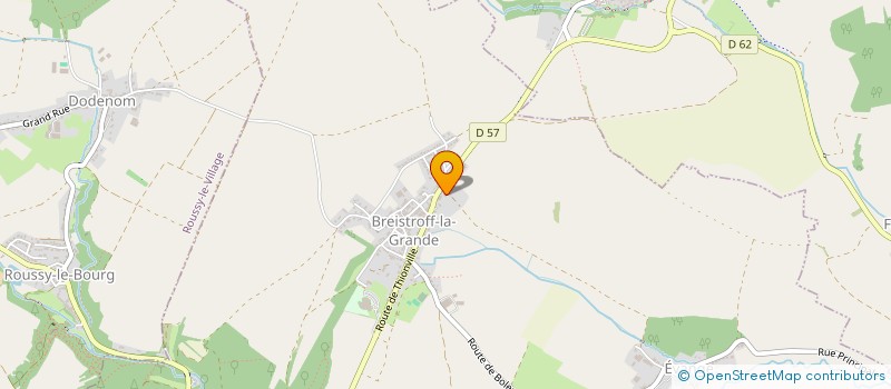 localisation de l'entreprise SCI MARX-THINUS FAMILY  BREISTROFF-LA-GRANDE