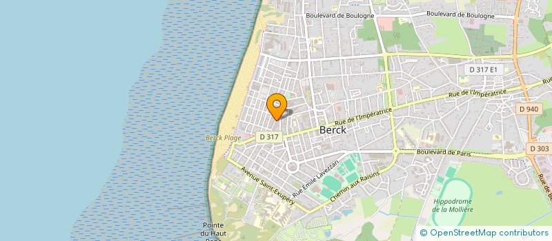 localisation de l'entreprise SCI MARY à BERCK