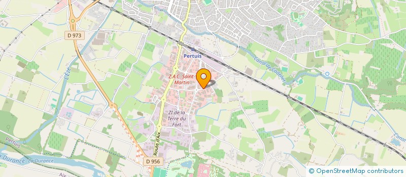 localisation de l'entreprise SCI MARY  PERTUIS