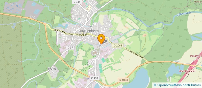 localisation de l'entreprise SCI MARY  SOUFFLENHEIM