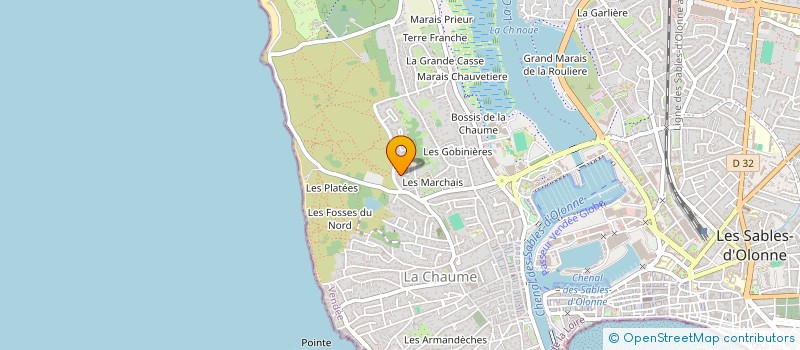 localisation de l'entreprise SCI MARY à LES SABLES D'OLONNE