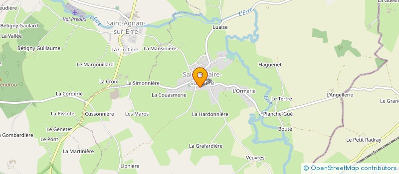 localisation de l'entreprise SCI MARY à SAINT-HILAIRE-SUR-ERRE