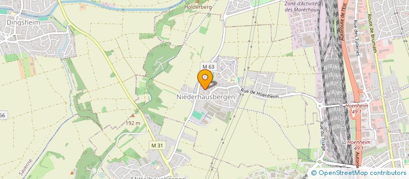 localisation de l'entreprise SCI MARY  NIEDERHAUSBERGEN