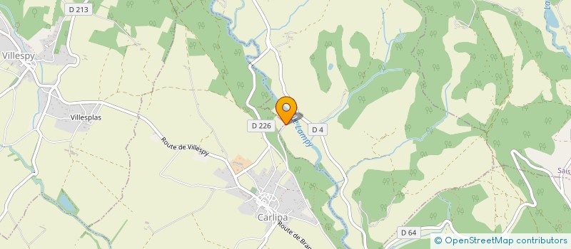 localisation de l'entreprise SCI MARY  ALZONNE