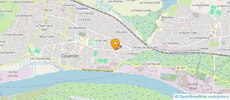 localisation de l'entreprise SCI MARY à COUERON