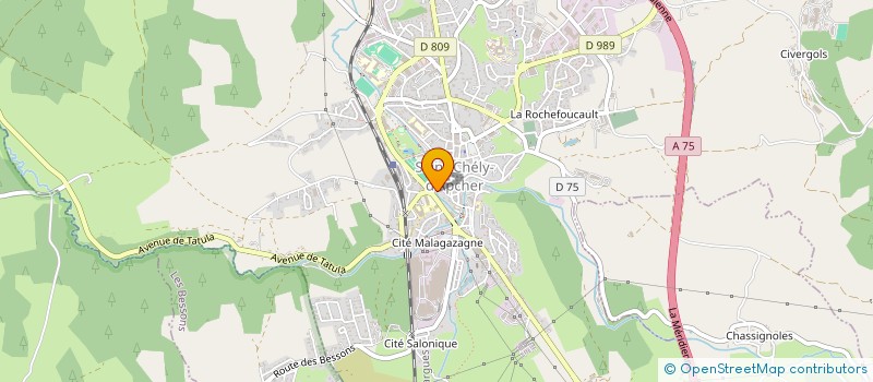 localisation de l'entreprise SCI MARY.B.  SAINT-CHELY-D'APCHER