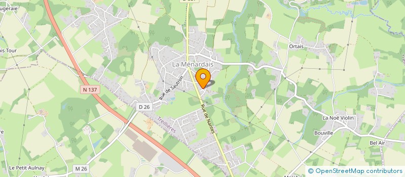 localisation de l'entreprise SCI MARY & CO  TREILLIERES