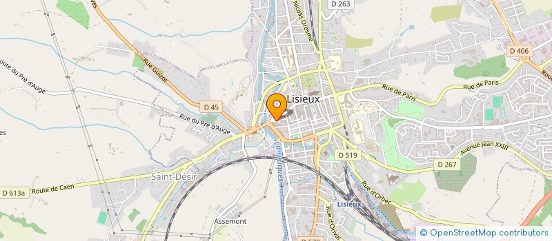 localisation de l'entreprise SCI MARY COUTANCES  GLOS