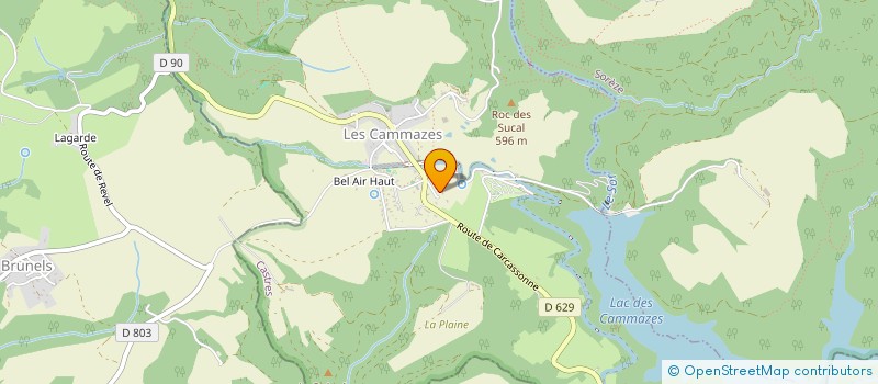 localisation de l'entreprise SCI MARY D'EN BOSC  LES CAMMAZES