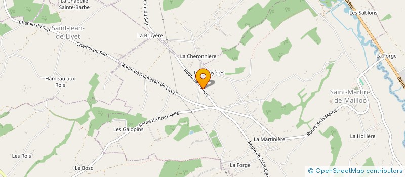 localisation de l'entreprise SCI MARY GRANVILLE  SAINT-DESIR