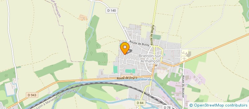 localisation de l'entreprise SCI MARY PAUL  BRIENON-SUR-ARMANCON