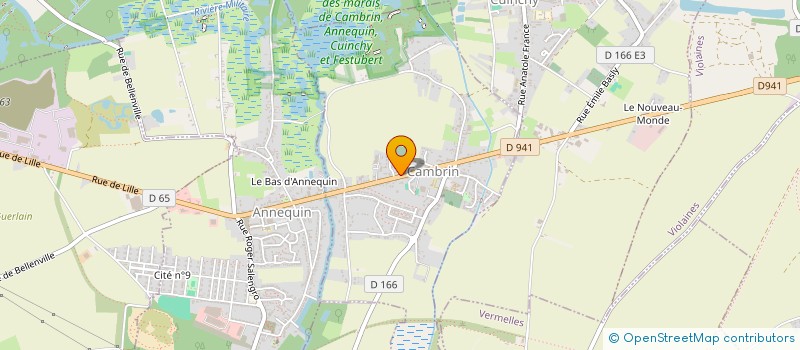 localisation de l'entreprise SCI MARY PERE ET FILS  CAMBRIN