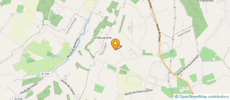 localisation de l'entreprise SCI MARY VIRE  GLOS