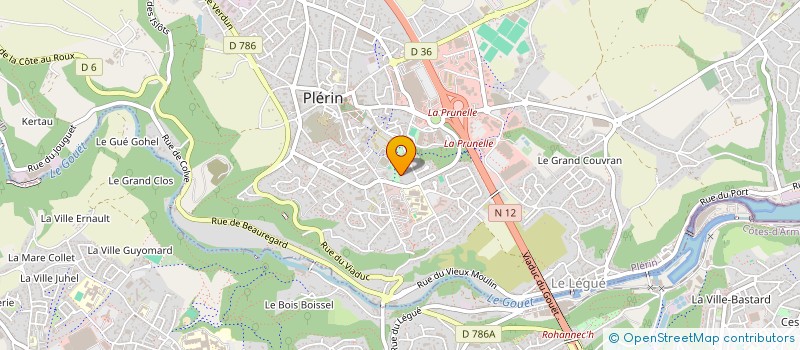 localisation de l'entreprise SCI MARYAL'1  PLERIN