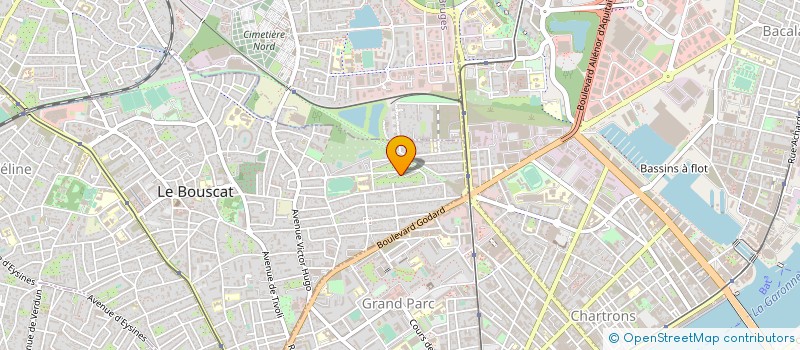 localisation de l'entreprise SCI MARYALANN  LE BOUSCAT