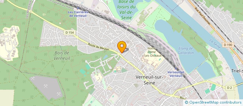 localisation de l'entreprise SCI MARYAM  VERNEUIL-SUR-SEINE