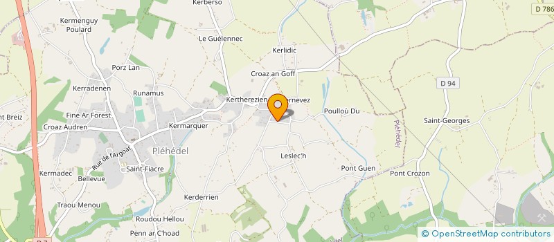 localisation de l'entreprise SCI MARYAN  PLEHEDEL