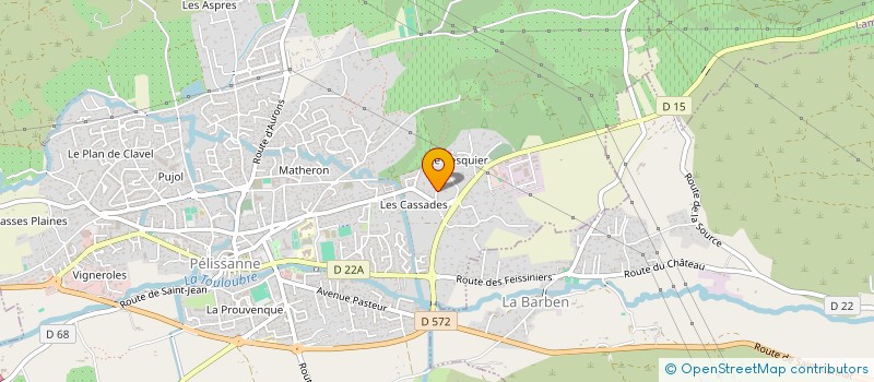 localisation de l'entreprise SCI MARYANA  PELISSANNE