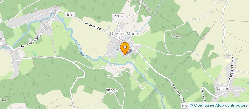 localisation de l'entreprise SCI MARYANN  ORLY-SUR-MORIN