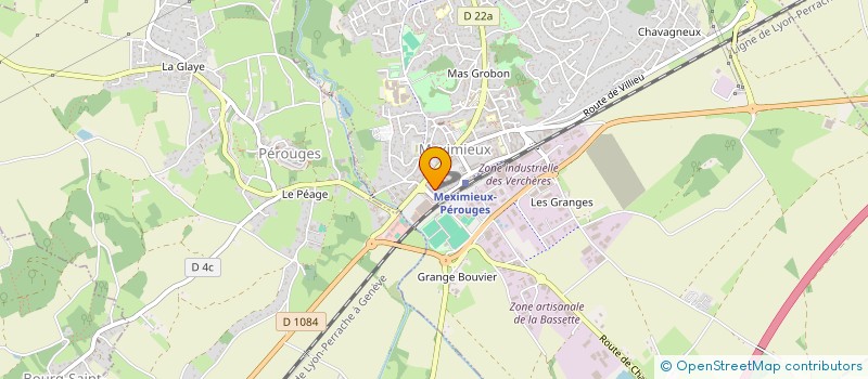 localisation de l'entreprise SCI MARYARNA à MEXIMIEUX