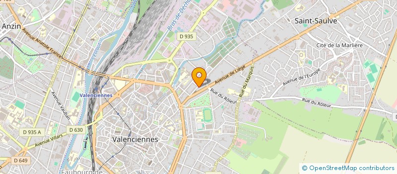 localisation de l'entreprise SCI MARYBELLE à VALENCIENNES