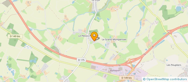 localisation de l'entreprise SCI MARYCHA  BRESSUIRE