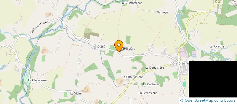 localisation de l'entreprise SCI MARYDAN à DOMFRONT-EN-POIRAIE