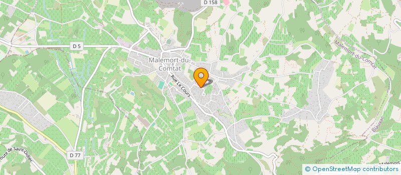 localisation de l'entreprise SCI MARYE  MALEMORT-DU-COMTAT